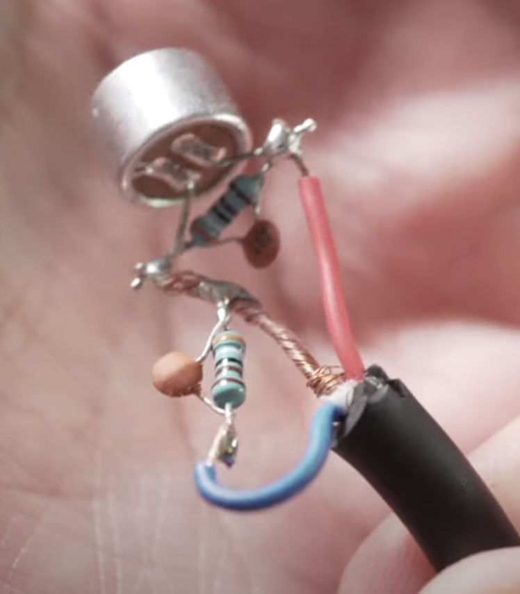 cold leg with resistor and capacitor combination on ground